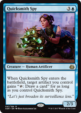 Quicksmith Spy (Aether Revolt) Near Mint - Nick Nack's Full Frontal Attack