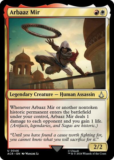 Arbaaz Mir (Universes Beyond: Assassin's Creed) Near Mint - Nick Nack's Full Frontal Attack