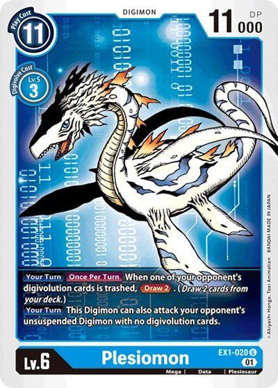Plesiomon (Classic Collection) Near Mint - Nick Nack's Full Frontal Attack