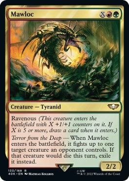 Mawloc (Surge Foil) (Universes Beyond: Warhammer 40K) Near Mint Foil