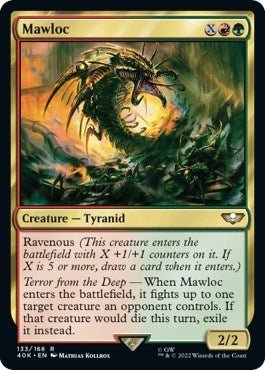 Mawloc (Surge Foil) (Universes Beyond: Warhammer 40K) Near Mint Foil - Nick Nack's Full Frontal Attack