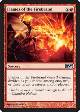 Flames of the Firebrand (Magic 2014 Core Set) Near Mint - Nick Nack's Full Frontal Attack