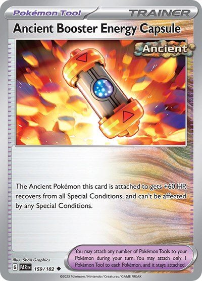 Ancient Booster Energy Capsule (Scarlet and Violet: Paradox Rift) Near Mint - Nick Nack's Full Frontal Attack