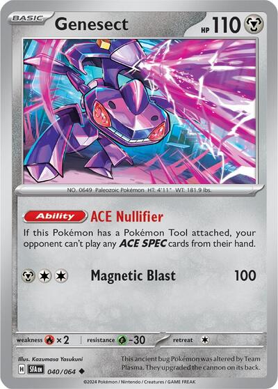 Genesect (SV: Shrouded Fable) Near Mint Reverse Holofoil - Nick Nack's Full Frontal Attack