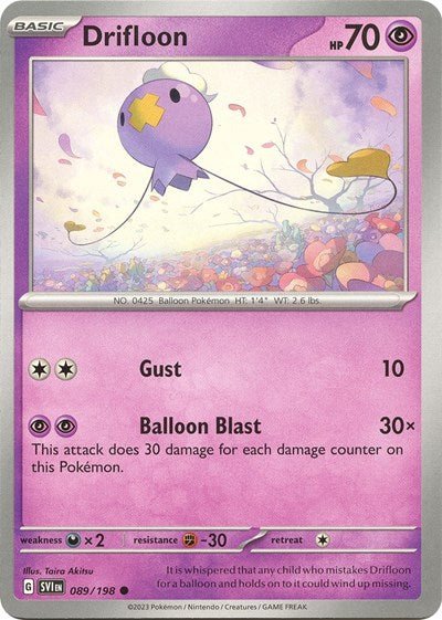 Drifloon (Scarlet and Violet: Base Set) Near Mint - Nick Nack's Full Frontal Attack
