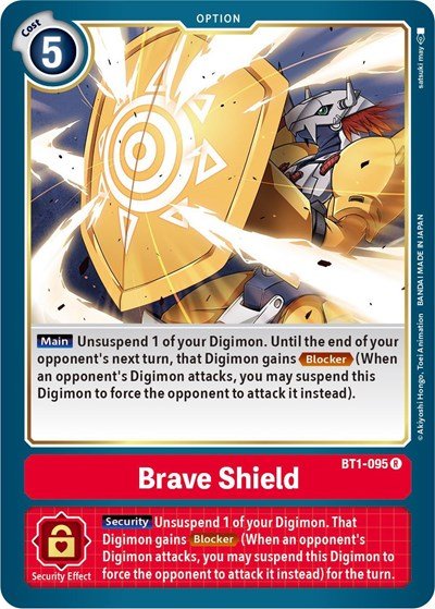 Brave Shield (Release Special Booster) Near Mint - Nick Nack's Full Frontal Attack