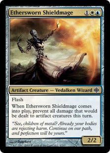 Ethersworn Shieldmage (Alara Reborn) Light Play
