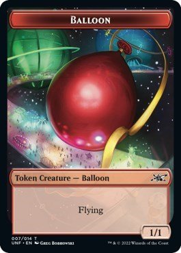 Balloon Token (Unfinity) Near Mint - Nick Nack's Full Frontal Attack