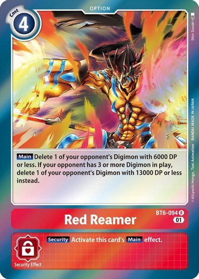 Red Reamer (Double Diamond) Near Mint Foil - Nick Nack's Full Frontal Attack