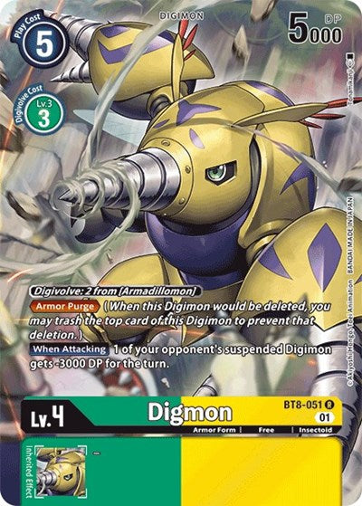 Digmon (Alternate Art) (New Awakening) Near Mint