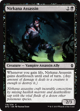 Nirkana Assassin (Battle for Zendikar) Near Mint - Nick Nack's Full Frontal Attack