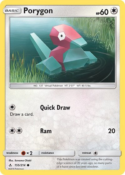 Porygon (155) (SM - Unbroken Bonds) Near Mint