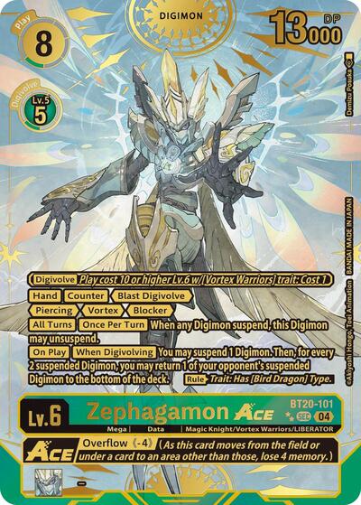 Zephagamon ACE (Textured) (Release Special Booster 2.5) Near Mint Foil