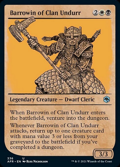 Barrowin of Clan Undurr (Showcase) (Adventures in the Forgotten Realms) Near Mint - Nick Nack's Full Frontal Attack