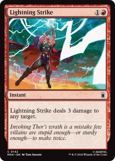 Lightning Strike (Marvel Super Heroes) Near Mint - Nick Nack's Full Frontal Attack