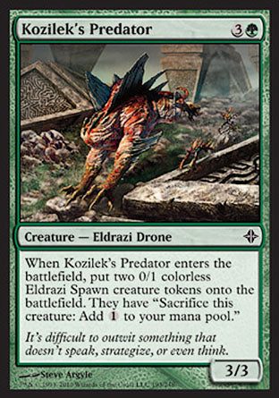 Kozilek's Predator (Rise of the Eldrazi) Light Play