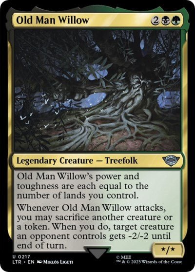 Old Man Willow (Universes Beyond: The Lord of the Rings: Tales of Middle-earth) Near Mint - Nick Nack's Full Frontal Attack