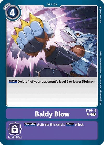Baldy Blow (Starter Deck 16: Wolf of Friendship) Near Mint - Nick Nack's Full Frontal Attack