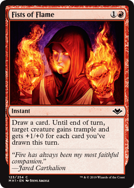 Fists of Flame (Modern Horizons) Near Mint - Nick Nack's Full Frontal Attack