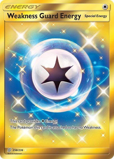 Weakness Guard Energy (Secret) (SM - Unified Minds) Near Mint Holofoil - Nick Nack's Full Frontal Attack