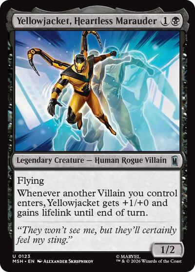 Yellowjacket, Heartless Marauder (Marvel Super Heroes) Near Mint - Nick Nack's Full Frontal Attack