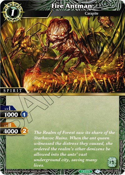 Fire Antman (False Gods) Near Mint - Nick Nack's Full Frontal Attack