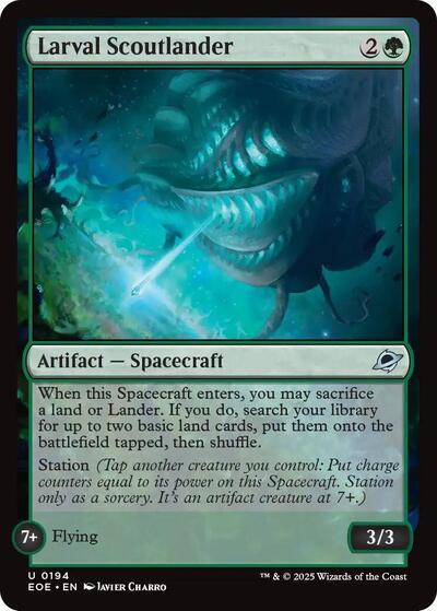 Larval Scoutlander (Edge of Eternities) Near Mint - Nick Nack's Full Frontal Attack