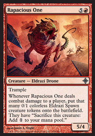 Rapacious One (Rise of the Eldrazi) Light Play