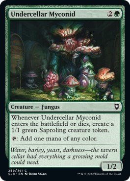 Undercellar Myconid (Commander Legends: Battle for Baldur's Gate) Near Mint - Nick Nack's Full Frontal Attack