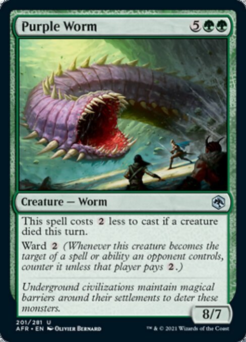 Purple Worm (Adventures in the Forgotten Realms) Near Mint - Nick Nack's Full Frontal Attack