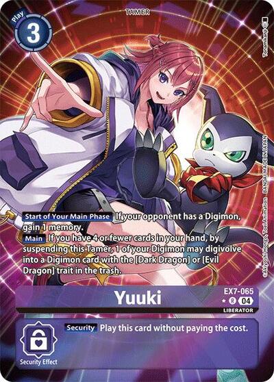 Yuuki (Alternate Art) (Digimon LIBERATOR) Near Mint Foil – Nick