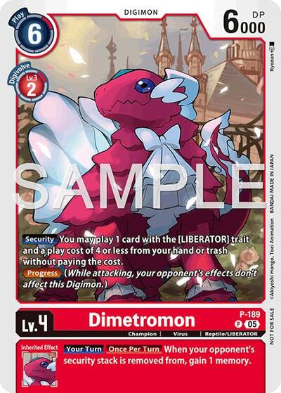 Dimetromon (Store Tournament 2025 Vol.3 Participation Pack) (Digimon Promotion Cards) Near Mint - Nick Nack's Full Frontal Attack