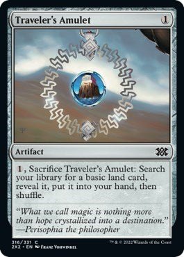Traveler's Amulet (Double Masters 2022) Near Mint Foil - Nick Nack's Full Frontal Attack