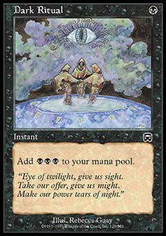 Dark Ritual (Mercadian Masques) Medium Play