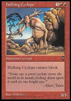 Hulking Cyclops (Visions) Light Play - Nick Nack's Full Frontal Attack