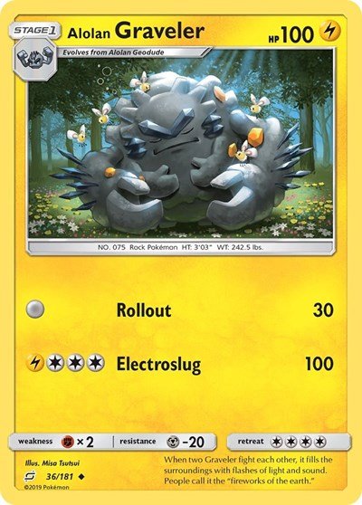 Alolan Graveler (SM - Team Up) Near Mint - Nick Nack's Full Frontal Attack