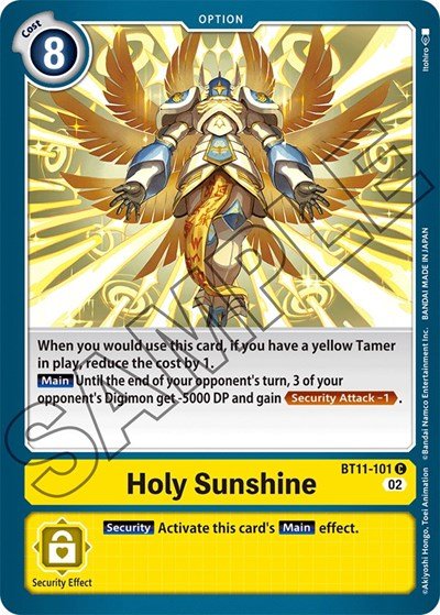 Holy Sunshine (Dimensional Phase) Near Mint - Nick Nack's Full Frontal Attack