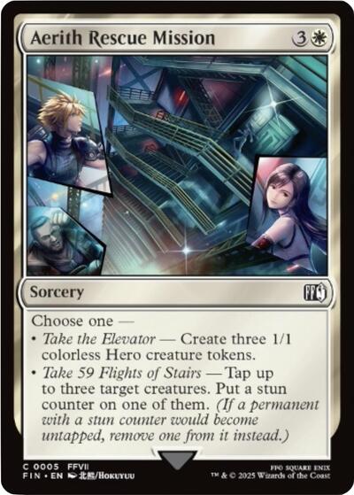 Aerith Rescue Mission (Universes Beyond: FINAL FANTASY) Near Mint - Nick Nack's Full Frontal Attack