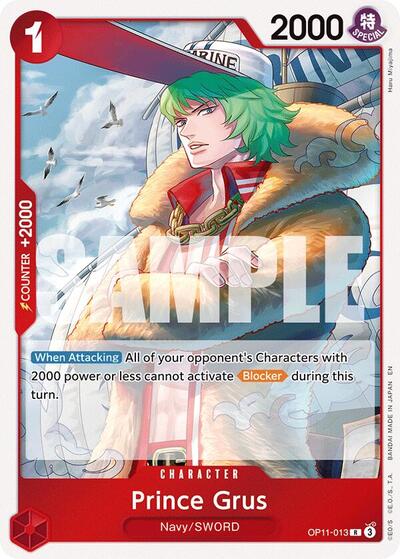 Prince Grus (A Fist of Divine Speed) Near Mint Foil - Nick Nack's Full Frontal Attack