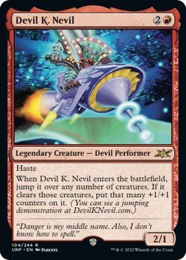 Devil K. Nevil (Unfinity) Near Mint - Nick Nack's Full Frontal Attack