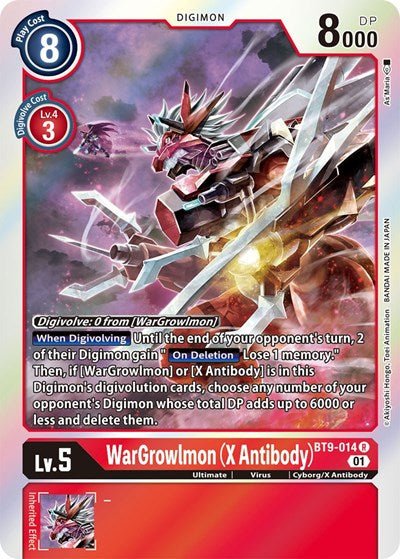 WarGrowlmon (X Antibody) (X Record) Near Mint - Nick Nack's Full Frontal Attack