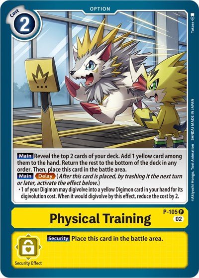 Physical Training (Blast Ace Box Topper) (Digimon Promotion Cards) Near Mint - Nick Nack's Full Frontal Attack