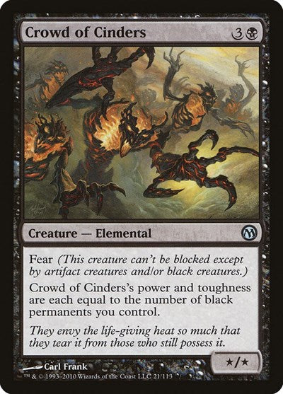 Crowd of Cinders (Duels of the Planeswalkers) Near Mint