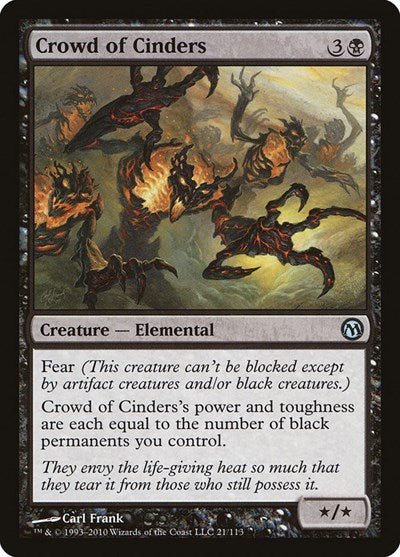 Crowd of Cinders (Duels of the Planeswalkers) Near Mint - Nick Nack's Full Frontal Attack