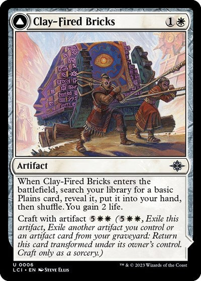 Clay-Fired Bricks (The Lost Caverns of Ixalan) Near Mint