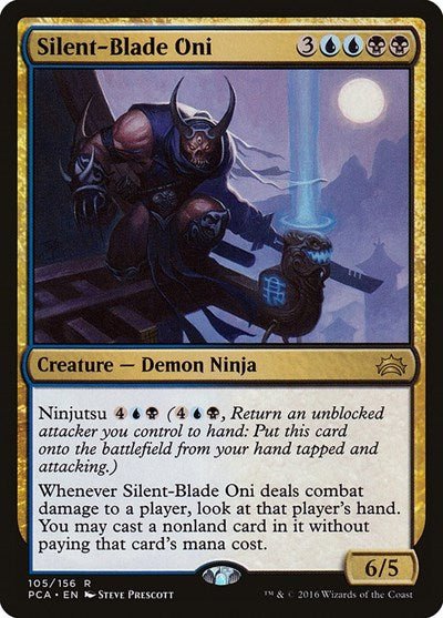 Silent-Blade Oni (Planechase Anthology) Near Mint - Nick Nack's Full Frontal Attack