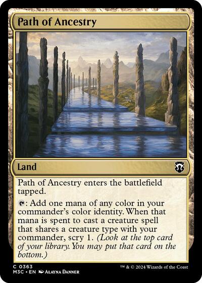 Path of Ancestry (Commander: Modern Horizons 3) Near Mint - Nick Nack's Full Frontal Attack