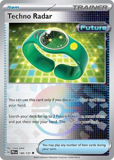 Techno Radar (Poke Ball Pattern) (SV: Prismatic Evolutions) Near Mint Holofoil - Nick Nack's Full Frontal Attack