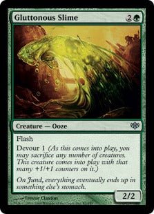 Gluttonous Slime (Conflux) Light Play - Nick Nack's Full Frontal Attack