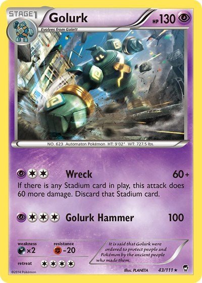 Golurk (XY - Furious Fists) Heavy Play - Nick Nack's Full Frontal Attack